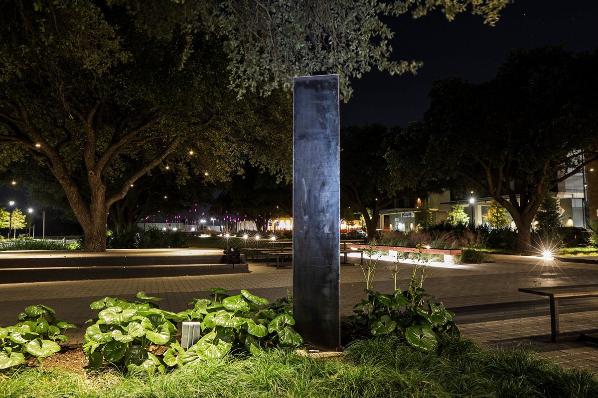 Have you heard about mysterious monoliths making the news worldwide? Now, Central Texas has one, too! We wanted to keep things weird in ATX. So, ACC’s Welding Dept made this awesome structure for you to enjoy. Check it out at Fontaine Plaza at Highland. #Monolith #Highland #Atx