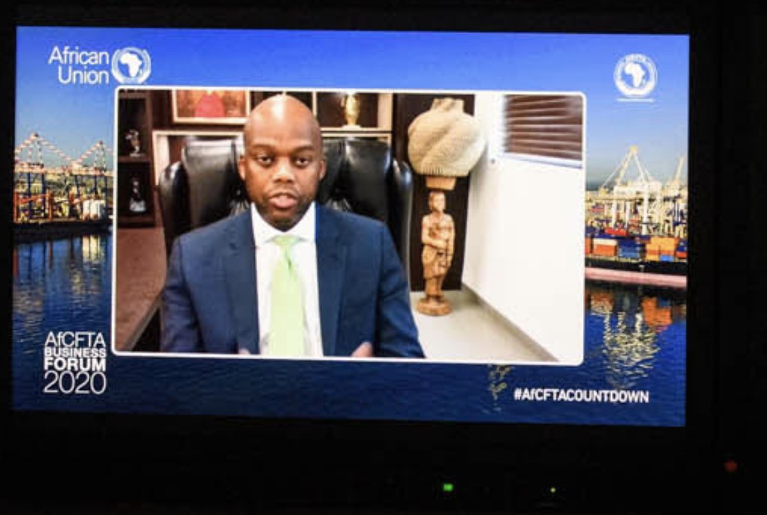 "I see the 1st of January, as a real shift in the evolution of the #AfCFTA…for it to evolve, it's no longer just in the hands of  the AU, or in the hands the AfCFTA Secretariat, it's in the hands of the private sector to fashion." <a href="/MeneWamkele/">Wamkele Mene</a> 
#AfCFTAcountdown #Africa