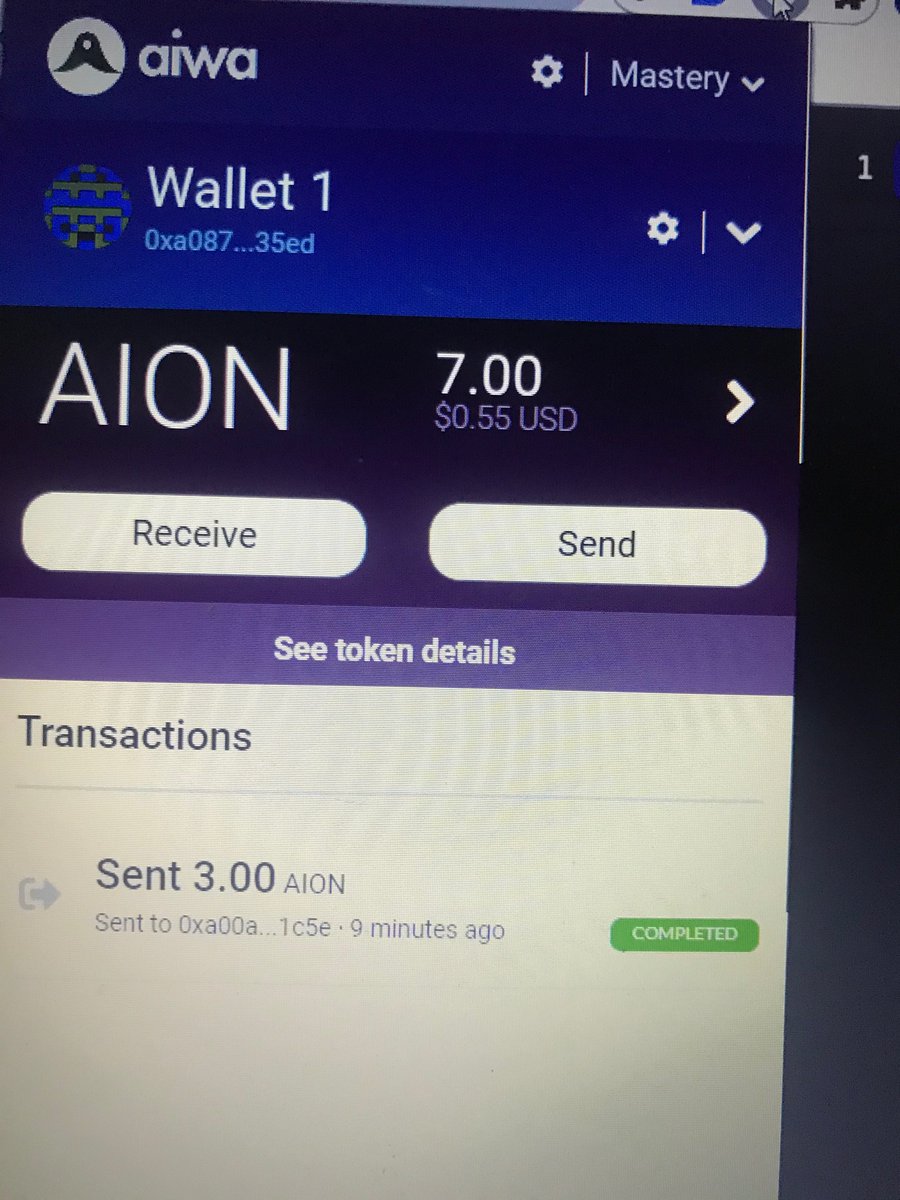 RhythumK's tweet image. Day 61: Successfully completed the assessment of creating account in Aion wallet and sent first transaction between two accounts in Aion wallet.
@OAN_OpenApps 
@blockchainedind 
#100DaysOfCode 
#IndiaLearnsBlockchain