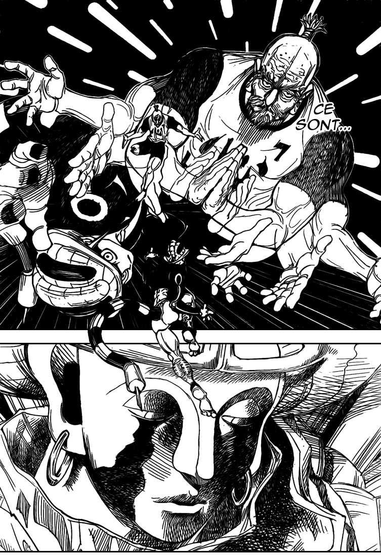 Comme je l'ai dit plus tôt : La multiplicité de ses yeux lui permet de voir les malheurs de chacun. C'est pour ça que la statue pleure, à force de voir la douleur des autres depuis que Netero possède cet immense pouvoir.