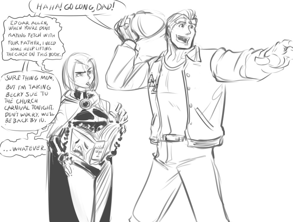 undeadscribe's tweet image. 4Chan's /co/ board created a son for Raven, in honor of the new "I am Not Starfire" book 

Edgar Allan