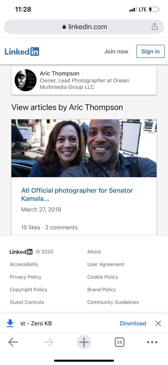 The photographer of  @SenKamalaHarris is scanning ballots in Georgia