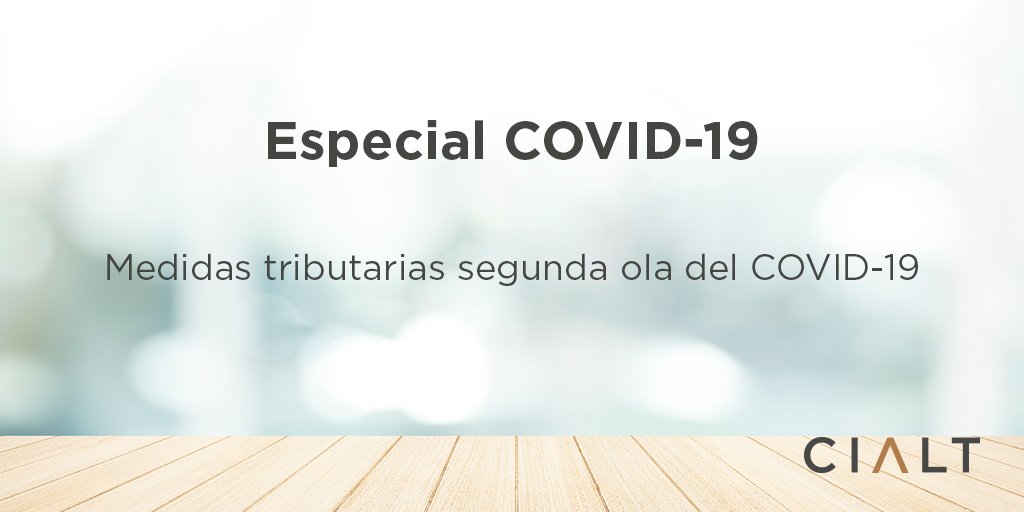 CIALT's tweet image. 📝Medidas tributarias segunda ola📈📉 del COVID-19 

✍️Maite Cayetano
 
➡️ bit.ly/TributarioCOVI…

#COVID19 #CarryBack #tributario #fiscalidad #impuestos #IRPF #IS