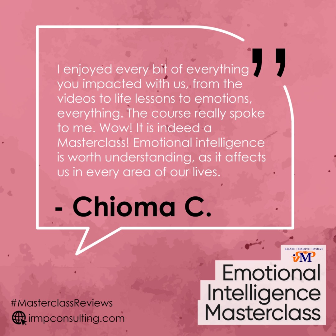 Okeibunor11's tweet photo. #Feedback
#IRMPMasterclass
#EmotionalIntelligence https://t.co/pOBeTfkiWI