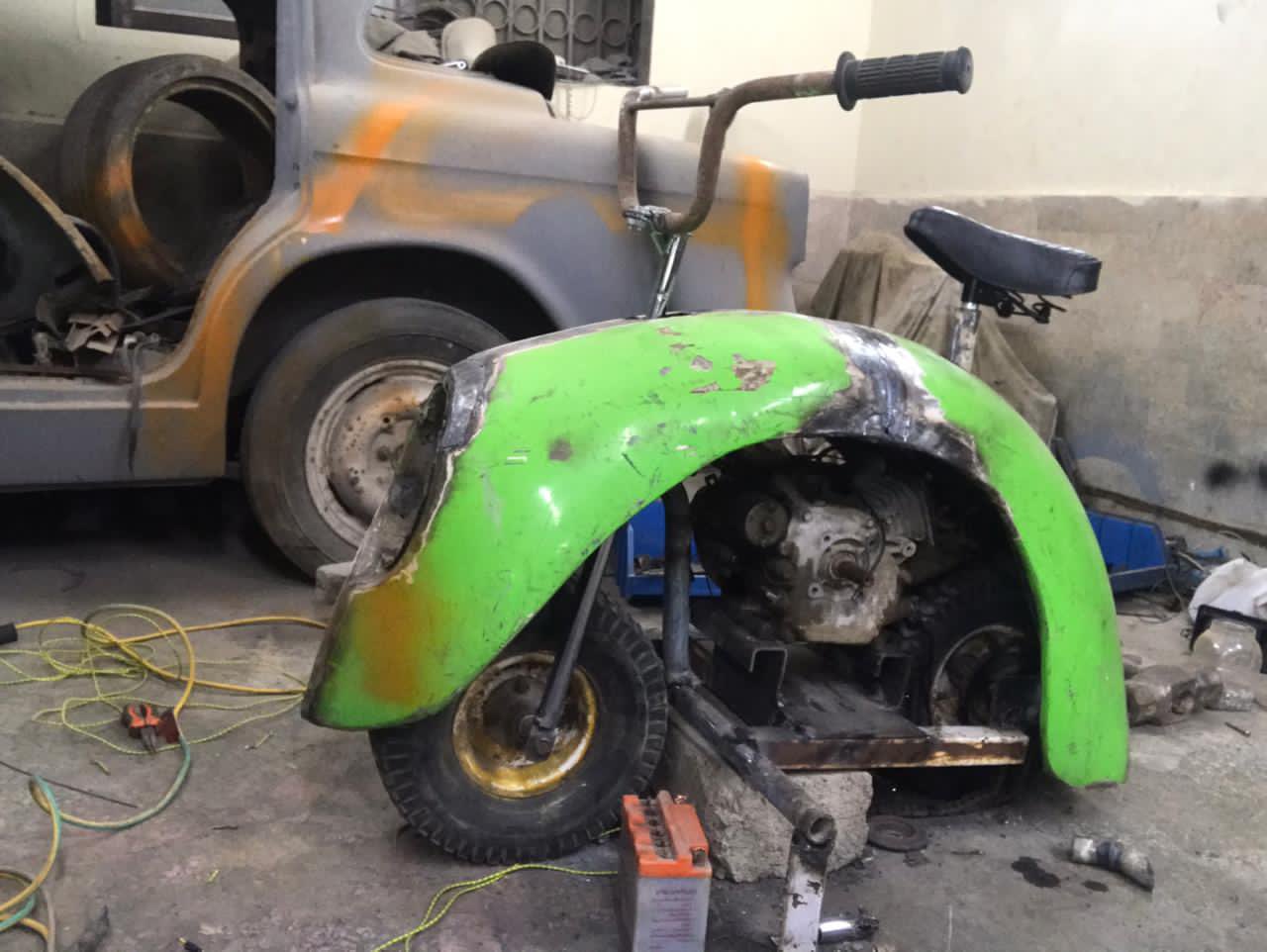 Volkswagen moped shop
