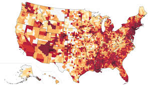 Go here  https://covid19.calsurv.org  to see an interactive map of covid hot spots by county.You'll get maps like this