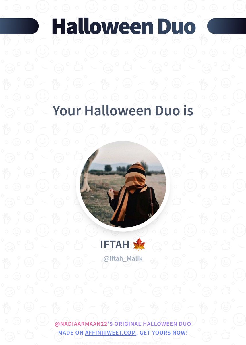 ✨ Halloween Duo
I don't even have to dress up this year to be scary, I'm with Iftah_Malik! 🎃👻
And you, with whom will you scare the most?
➡️ https://t.co/VgPf9rhorg https://t.co/04pTZM8xKY