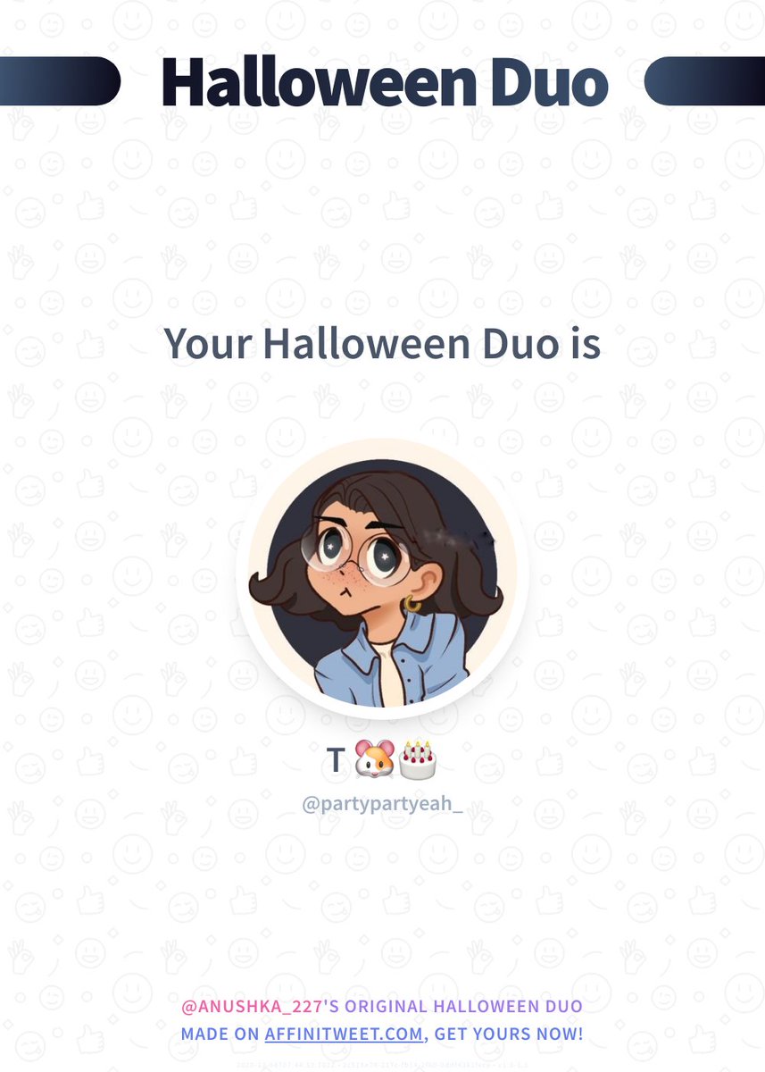 ✨ Halloween Duo
I don't even have to dress up this year to be scary, I'm with partypartyeah_! 🎃👻
And you, with whom will you scare the most?
➡️ https://t.co/WZ07tryRFz https://t.co/scbYP8dHUU