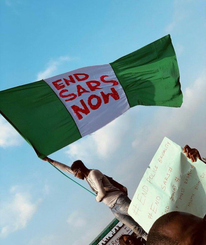 mizadejoke's tweet photo. Wherever you see #EndSARS  #EndSARS  please make sure you RT AGGRESSIVELY. 

We must give them a run for what they did to us on 20:10:20 https://t.co/jdNfYCUil8