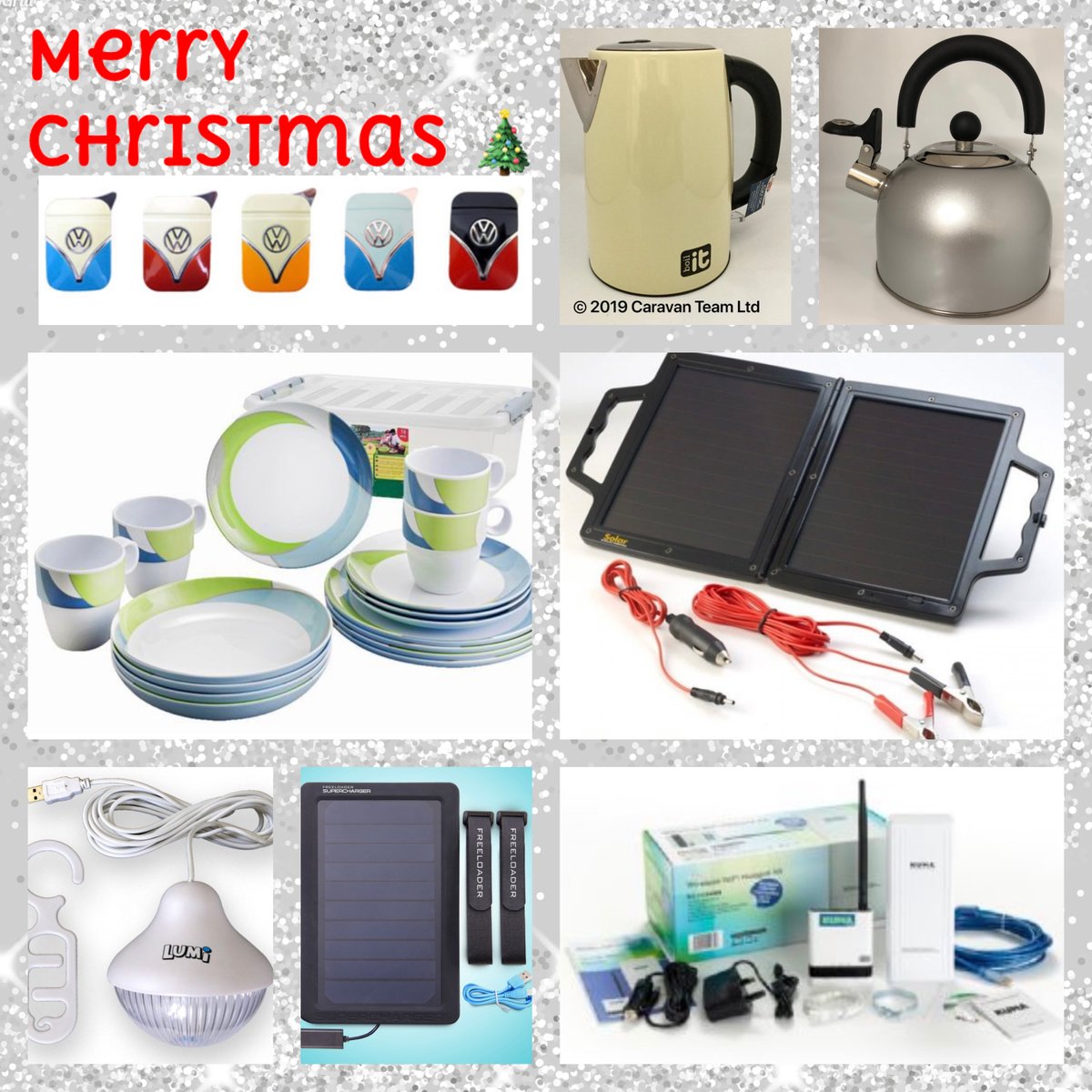 CaravanTeamUK's tweet photo. Just some on the items we sell online and at our shop.  Visit https://t.co/3MuiLGL4PG for prices, ring us on 01792 578585 or pop to the shop where you can view the items (from a 2m distance of course) #covidrestrictions #xmas #gifts #caravan #motorhome #campingmad https://t.co/h2PvKmL1cB
