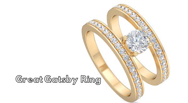 LibraryDiamond's tweet image. Our pick of the week goes to The Great Gatsby Ring! 
This elegantly made, two tiered slim band with a statement diamond in the middle has our whole heart. ✨

#EthicalDiamonds #GreatGatsby