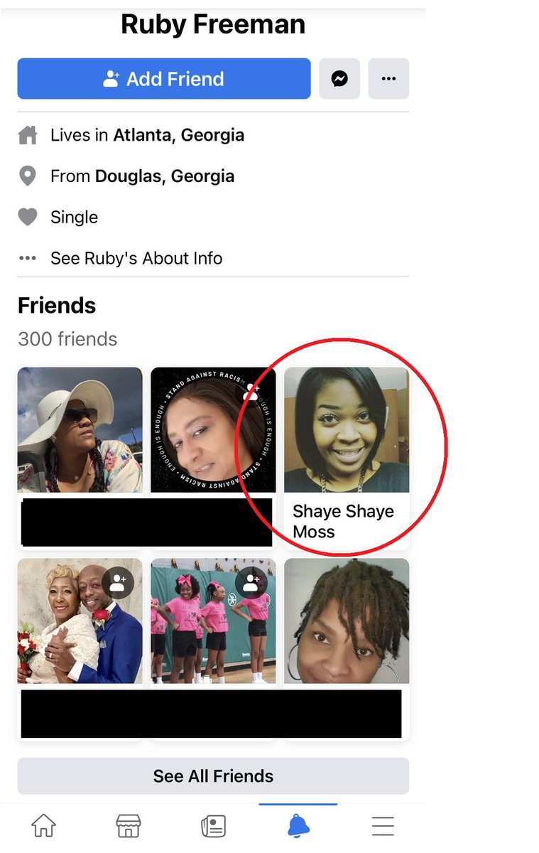 3/6 someone comments "go shae shae" on the post .... maybe, baby girl blonde braids lady's name? More digging...I find a "Shaye Shaye" in Ruby's friends list. Looks like the same person, but without the braids.