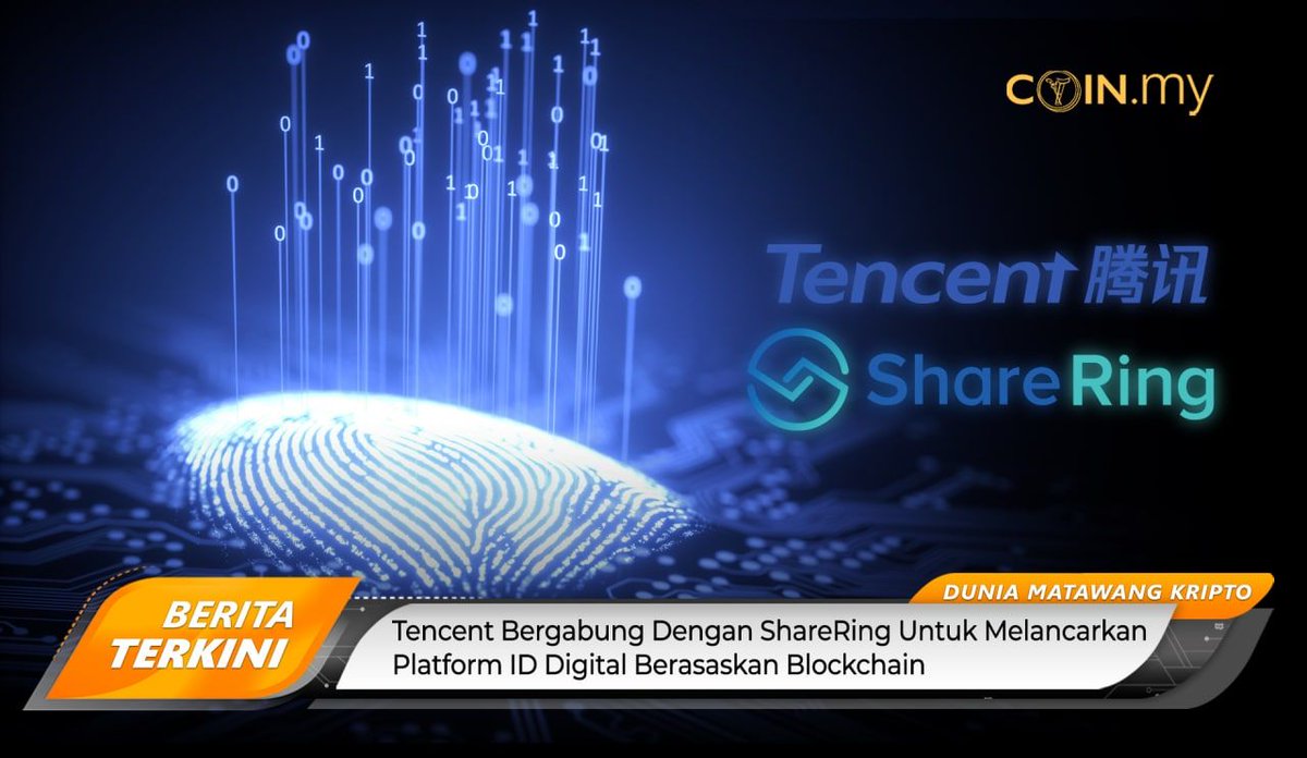 Berita hari ini: Tencent bergabung dengan ShareRing untuk melancarkan platform ID digital berasaskan Blockchain

buff.ly/3mGmiGe

#coindotmy #ilmukripto #duniakripto #bitcoin #bitcoinmalaysia #blockchain #eth #btc #blockchainmalaysia #fintech #ripple #ethereum #cashless