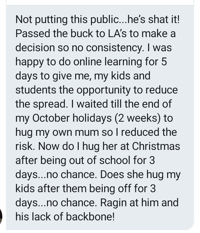 Yesterday I asked how teachers were feeling after John Swinney announced no changes to term dates over Christmas.This thread gives a very small selection of the overall responses.