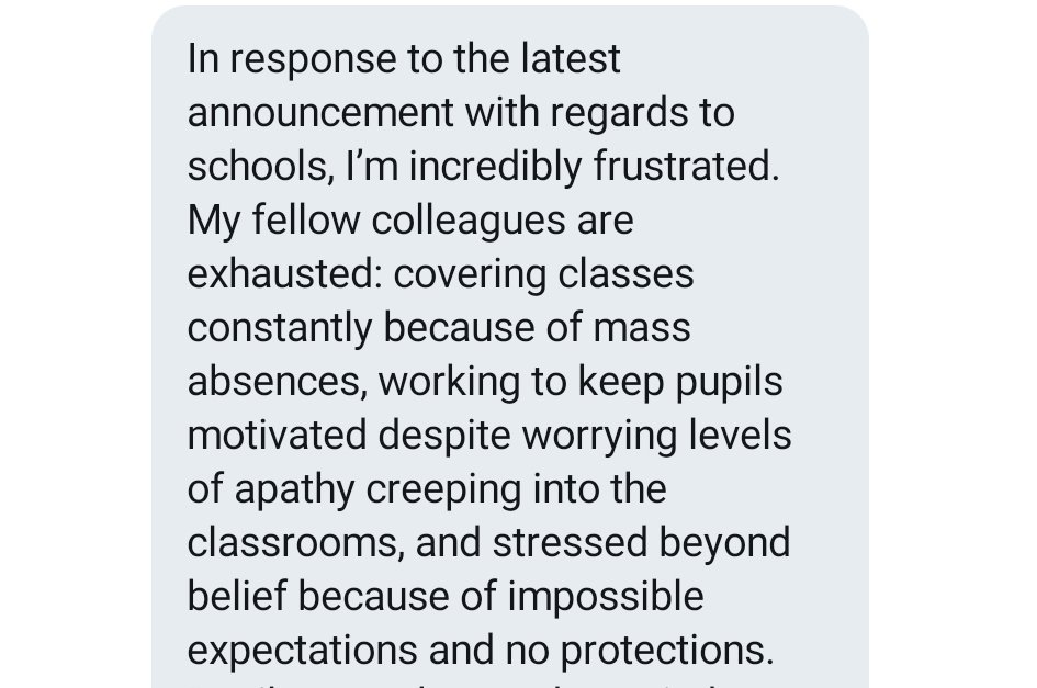 Yesterday I asked how teachers were feeling after John Swinney announced no changes to term dates over Christmas.This thread gives a very small selection of the overall responses.