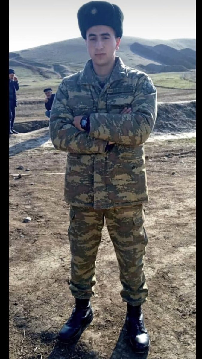 Babayev Pərvin Hüseyn oğlu🖤
Allah şəhidlərimizə rəhmət eləsin,ruhları şad olsun!
#VictoriousAzerbaijaniHeroes
🇦🇿🇦🇿🇦🇿🇦🇿