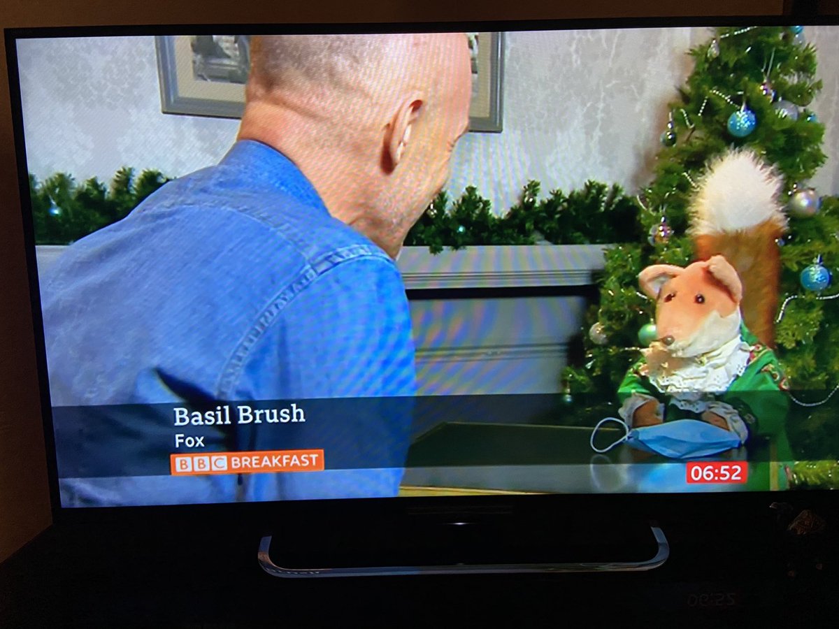 Dawn_French's tweet photo. My total crush #BasilBrush has just explained the Tier system better than anyone. He is, as described, a fox. https://t.co/I8B39F7ujm