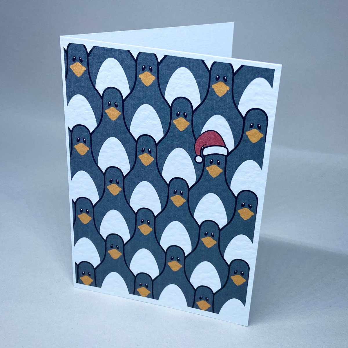 blueprintbear's tweet photo. Weather for penguins out there today! Card available at https://t.co/drktLt4FeZ
#chilly #snow #cold #winter #penguins #santahat #christmas #christmascards #card #greetingcards #art #drawing #illustration #artwork #vector #vectorart #etsy #etsyseller #etsyshop #shopsmall https://t.co/KAMA6Pnq6K