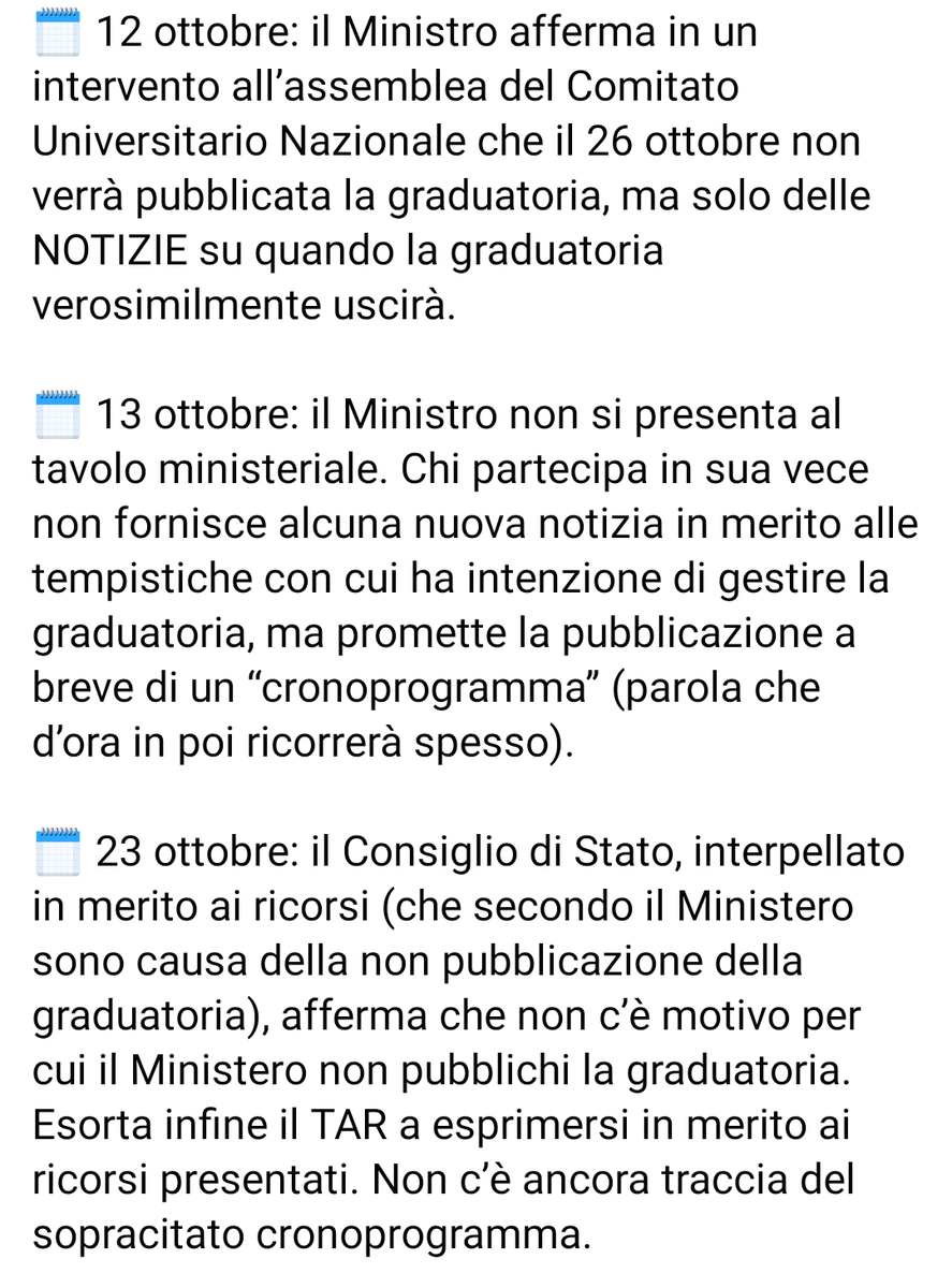 Vorrei sottolineare arrivati a questo punto quanto tempo è trascorso: circa due mesi.