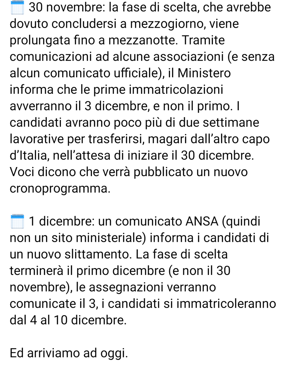 Ed arriviamo ad oggi. Oggi purtroppo c'è un nuovo aggiornamento che non era ancora successo quando è stato scritto questo post-