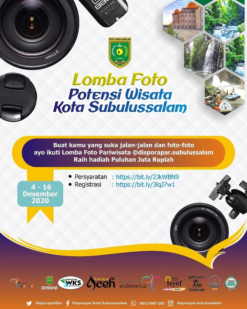 Lomba Foto Pariwisata di Instagram <a href="/disporapar/">Disporapar Kab. Gtlo</a>.subulussalam

<a href="/lombafoto/">Cirebon Photo</a>

#LombaFoto #LombaFotoSubulussalam #DisporaparSubulussalam #KomunitasWKS #WisataKotaSubulussalam #VisitSubulussalam #WisataAceh #CahayaAceh #TheLightofAceh #AcehTourism  #VisitAceh #GenpiAceh