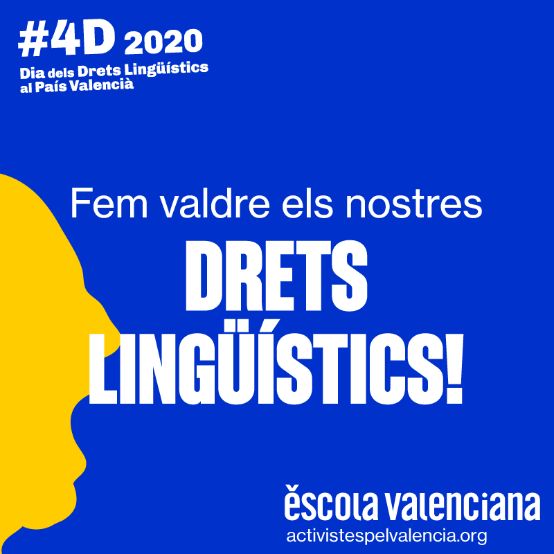 escolatv's tweet photo. #4D2020 📣 #UnimNos i fem valdre els nostres drets lingüístics!
👅✊ El teu activisme és més important que mai! Uneix-te, #UnimNos! 👉 https://t.co/aPZmsZlHYC
📢 Sigues activista i difon aquesta campanya! https://t.co/GQtoBLlgvE