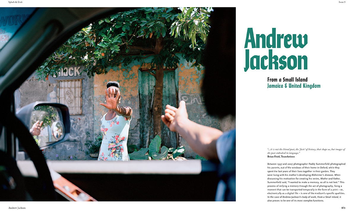 I wrote about 'From a Small Island' by <a href="/A_Jax/">Miles</a> for Issue 5 of <a href="/SplashAndGrab/">Splash & Grab 💦✊</a> which is out now.

It's a beautiful &amp; important body of work about memory, history, migration, loss, family, representation, identity &amp; legacy.

Thanks to Andrew &amp; <a href="/MaxFerguson_/">Max Ferguson</a> 🙌splashandgrab.co.uk/shop/issue-5