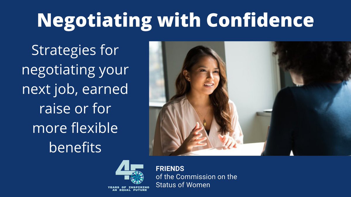 FriendsCOSW's tweet photo. Looking forward to our collaboration with @IwfNorcal to present Negotiating with Confidence: Salary Negotiation Designed for Women. Dec 8th, 11:45 am.  Register at https://t.co/3zXU6eQWxI.  #AAUW #EqualPaySF #EqualPayCA #EqualityCantWait #BuildinganEqualFuture #genderequity https://t.co/2FqKEhrDcg