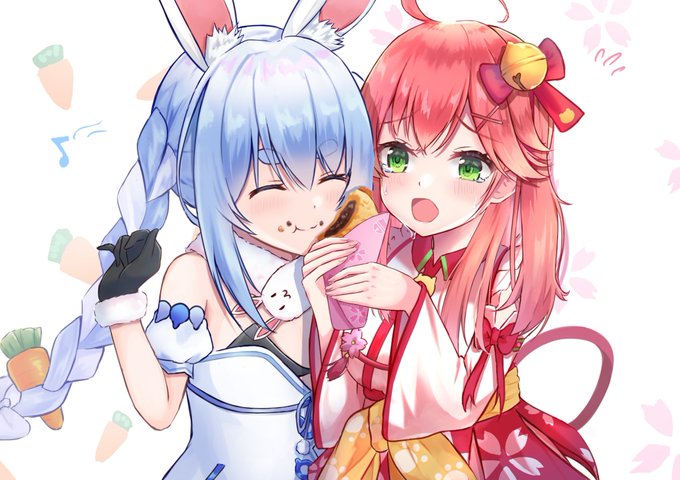 ぺこら「♪〜」
みこ「うわぁぁぁ〜ん!!」
#ぺこらーと #miko_Art 