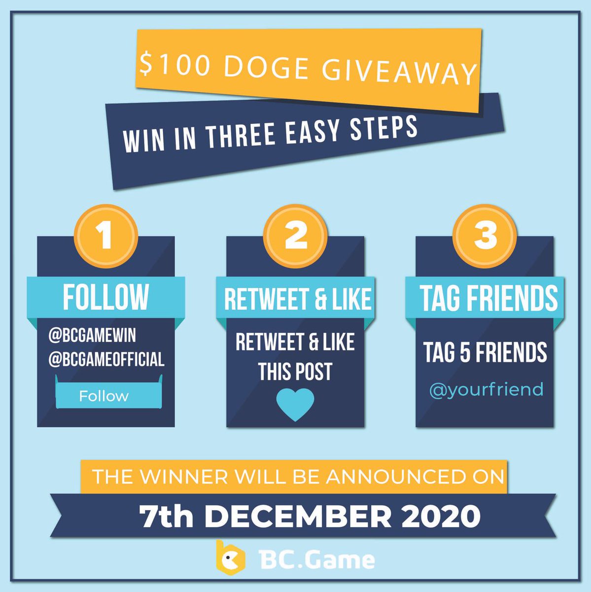 bcgamewin's tweet image. 🎉 $100 DOGE Weekend Giveaway 🎉
Simple 3 Rules and 4 Winners
✅ Follow @bcgamewin and @BCGameOfficial 
✅ Like And Retweet this post
✅ Tag 5 friends

Winners will be announced on Monday!

@cctip_io airdrop 1000 DOGE 500