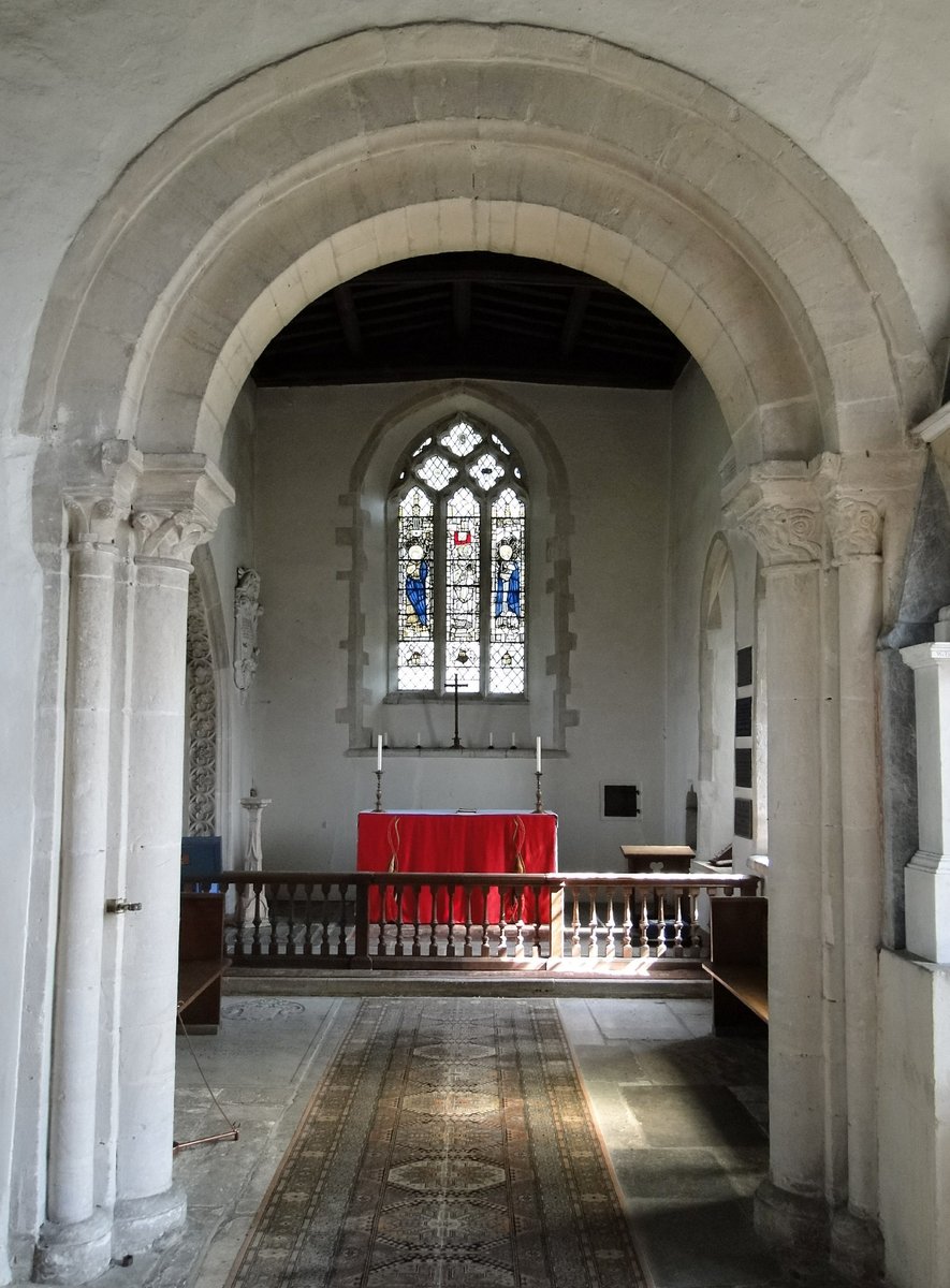 In his original BoE edition Pevsner describes St. Faith as "a very satisfying church" and his editors commend the 1948 restoration by Frederick Etchells as "exemplary". Etchells began as a Modernist but turned to church conservation later in his career.