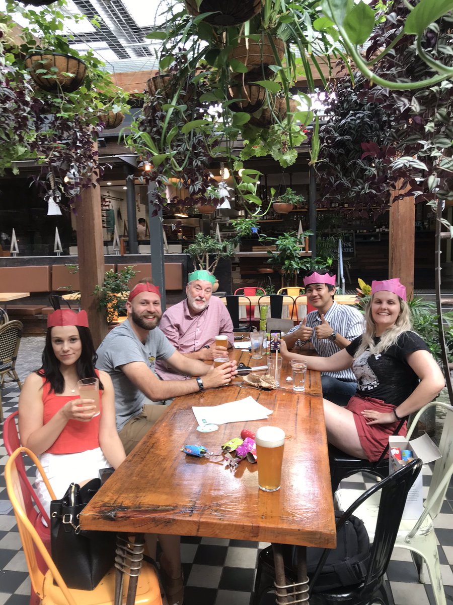 Lab Xmas lunch featuring <a href="/GemmaDeakin93/">Gemma Deakin</a>  @Nic_TJ_Stanley  <a href="/prem_maisnam/">Pc Maisnam</a> - if u zoom in you can even see @Cath_e_allen there in spirit.  It’s been a tough year but very proud of everything the crew has done in difficult circumstances