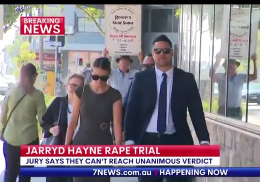 Anyone else notice how Ronny, the shoe shining extraordinaire who plies his trade outside Newcastle Courthouse, has been getting a lot of free advertising during the Jarryd Hayne trial with some quite clever and cunning positioning?