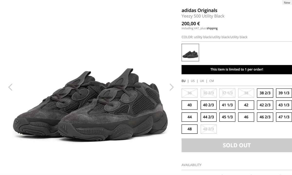 yeezy 500 utility black restock