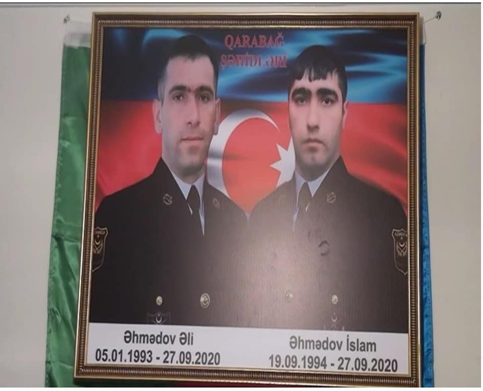 Əhmədov Əli İlqar/Əhmədov İslam İlqar - 2 brothers (27 years old and 26 years old) - Soldiers of the Azerbaijani Armed Forces, martyrs of the Great Patriotic War. #VictoriousAzerbaijaniHeroes