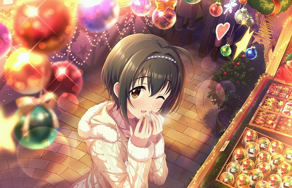 ナナp Twitterissa ピュアホワイト ハート 小日向美穂 これぞクリスマス限定ssrという感じのサンタ衣装 お腹が出ている 性能はキュート属性初の13高コンボナ