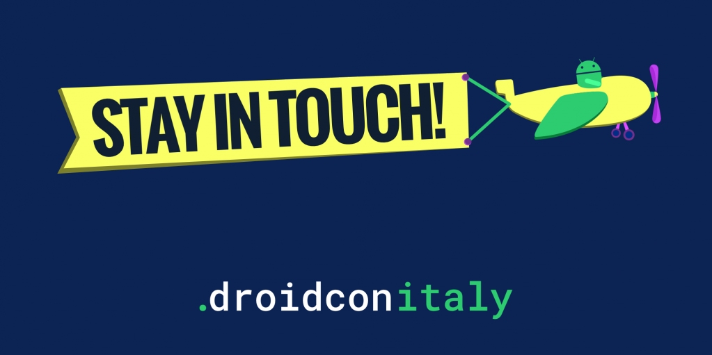 Droidconit's tweet image. Make sure you don&apos;t miss any updates from droidcon Italy - sign up to our newsletter, or the Telegram channel (t.me/droidconit)-&amp;gt; see you there 

#droidconit #Android4Everyone #AndroidConnected