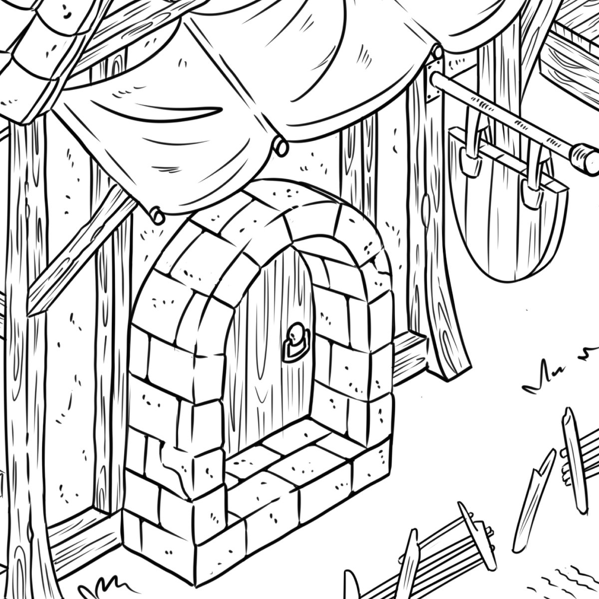 oixxo's tweet image. Can't really wait to show you my current project. 😀 I've got a hard deadline and I'm really trying to meet it. This is a small piece of it! Full version is already available on my Patreon page!
#lineart #isometry #isometricmap #coloringpage #comicscoloring #wimmelbuch