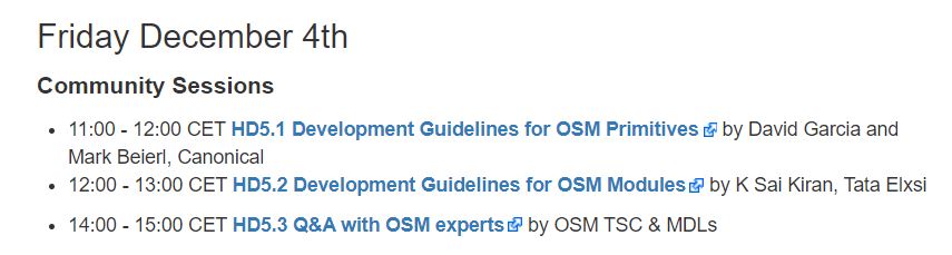 OpenSourceMANO's tweet image. Today we learn to contribute to #OSM modules, OSM primitives .. and Q&amp;amp;A with Sai Kiran David García, @MarkBeierl @jmiguzmanc @garciadeblas @sabdfl Francisco Rodriguez Aurora Ramos, @alfonsotierno Barath Kumar Subhankar Pal @gianpietro_lc  #OSM10hackfest

osm.etsi.org/wikipub/index.…
