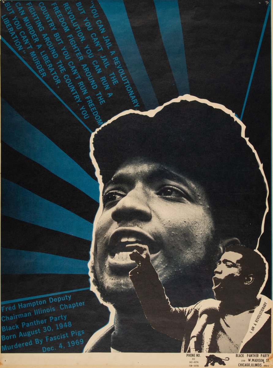 Fred Hampton, Black Panther and working-class hero was murdered by the cops on this day in 1969.  @thedollop below does a great overview of his life and the conspiracy that led to his death.  https://soundcloud.com/the.../214-black-panther-fred-hampton