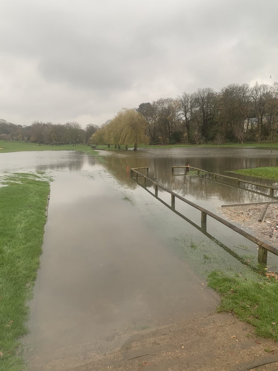 Sums up this year really course back open for a day then closes due to heavy rain and flooding 🙄 <a href="/_SPGC/">Sundridge Park GC</a>