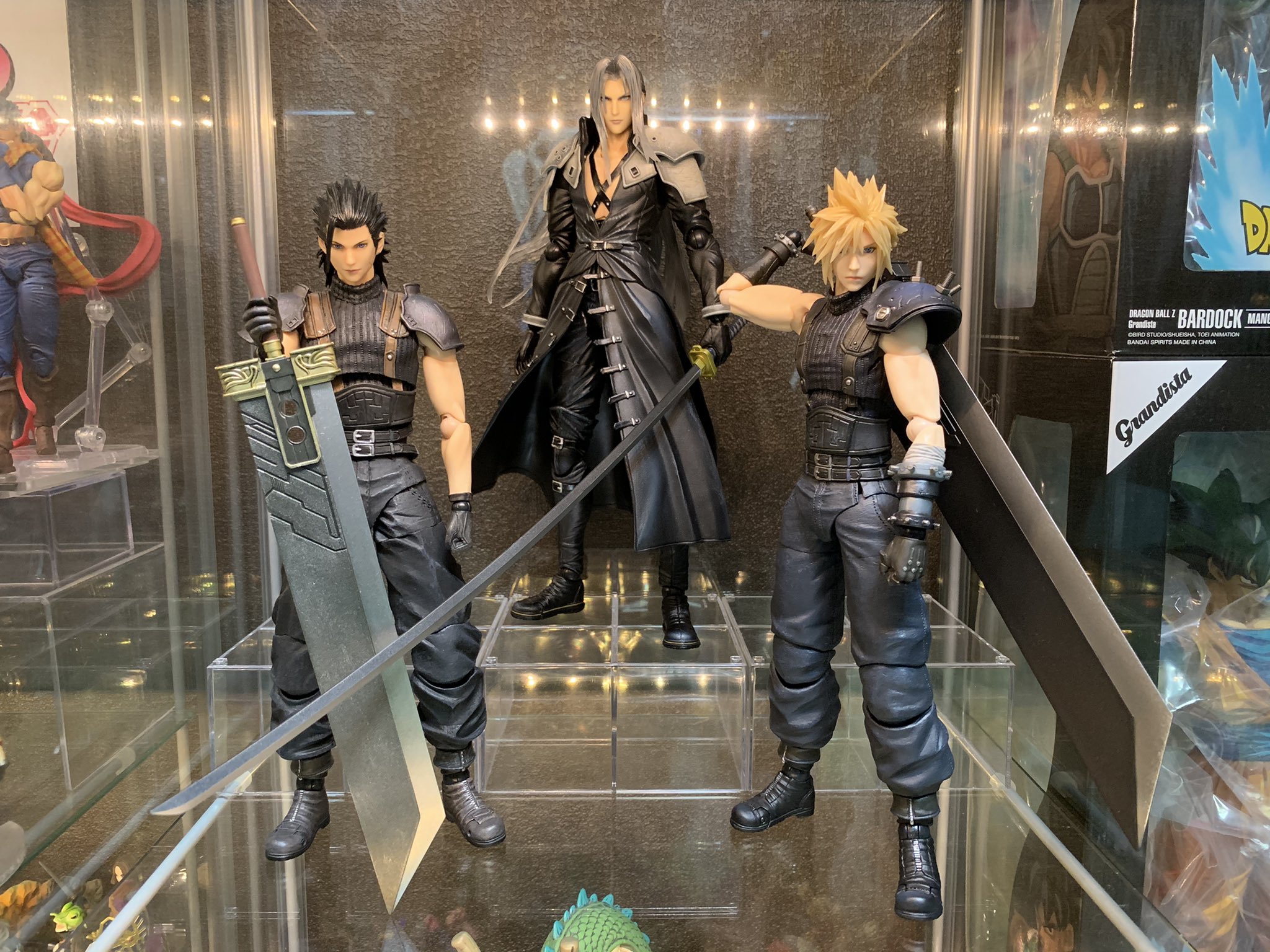 F エンペラータイム コレクション紹介 プレイアーツ改 クラウド ザックス セフィロス ソルジャー クラス1st イケメン揃いですね 来年2月のティファにも大いに期待しております フリーザ様の宝物庫 Finalfantasy ファイナル