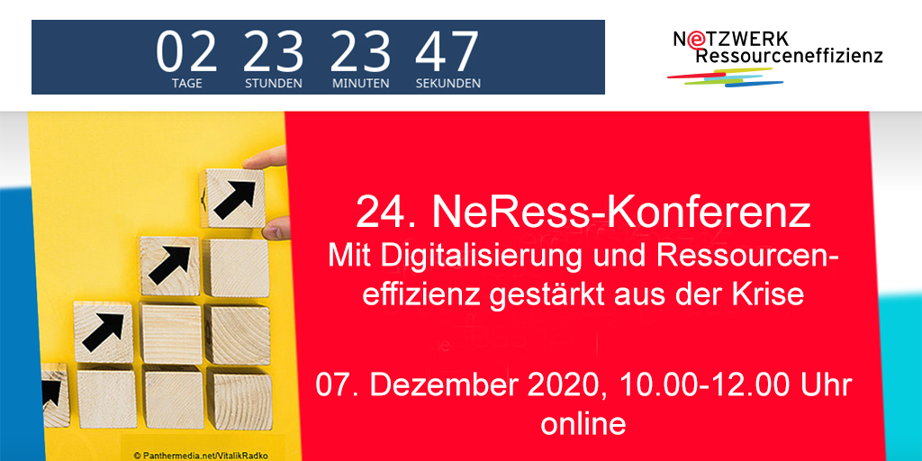 VDI_ZRE's tweet image. Der Countdown läuft! 
Das Netzwerk #Ressourceneffizienz lädt zur Konferenz. Impulse geben &amp;amp; im Gesspräch sind Vertreter*innen von: @bmu @iw_koeln @FraunhoferISI @Bitkom @efanrw @KfW 
 
👉neress.de/termine/24-net…

#NeRess #Unternehmen #Digitalisierung #Industrie40 #Dekarbonisierung