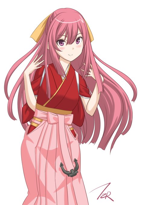 神風ちゃんラフ
改めてよく見るとめっちゃピンクだな😆 