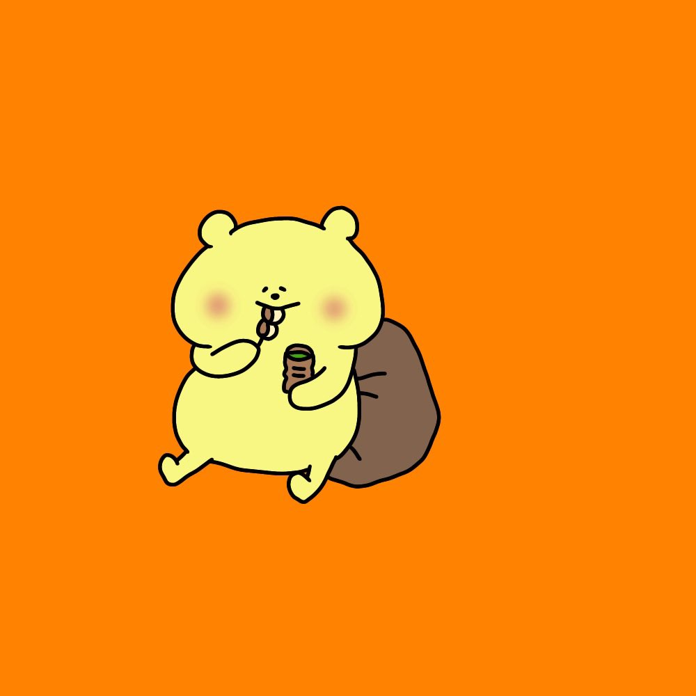 お団子とお茶とクマをダメにするクッション イラスト ゆるいイラスト Pikopiko00のイラスト お団子とお茶とクマをダメにするクッション イラスト ゆるいイラスト Pikopiko00のイラスト