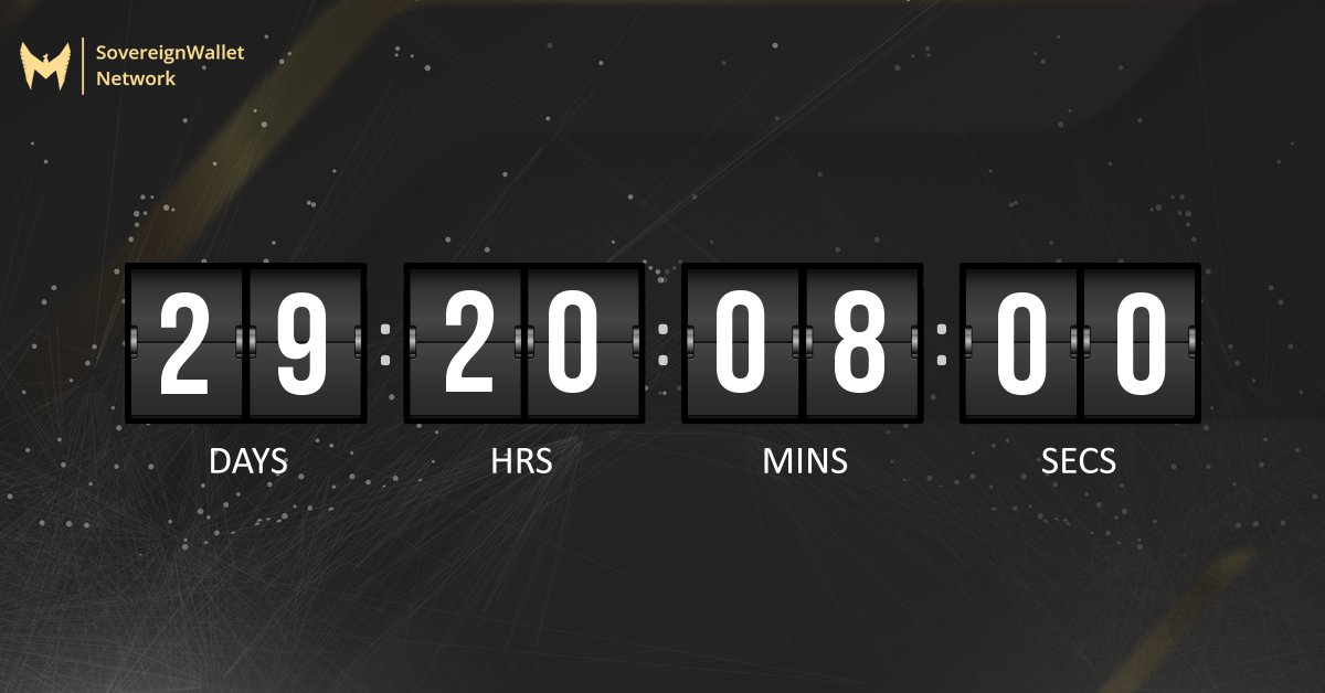 And the countdown begins!  T-29 days to the launch of MUI Metablockchain Mainnet!

#SovereignWallet #Mainnet #Cryptotrade #secureblockchain #fintech #finnovation