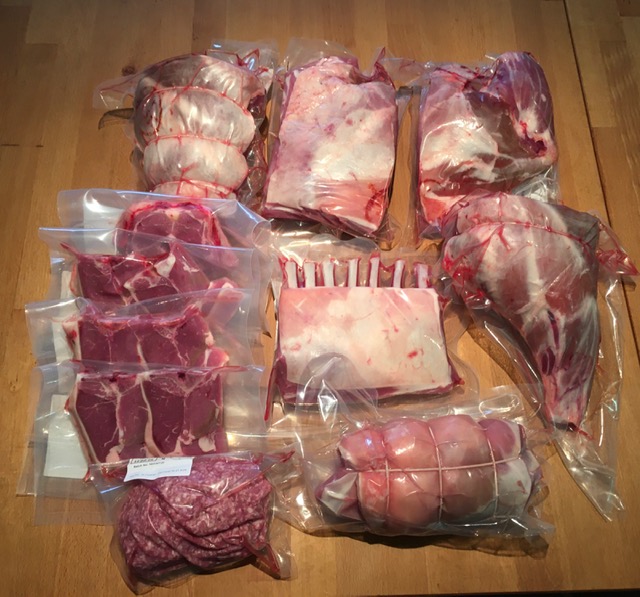 We are sending off some of our naturally reared Westcountry LAMB net week. If you would like a half (£70) or whole (£130) DM me and we can have our butcher cut it to your requirements. Ready for delivery by overnight courier in chilled boxes on 16th or 17th Dec. for £15/£18 p&amp;p