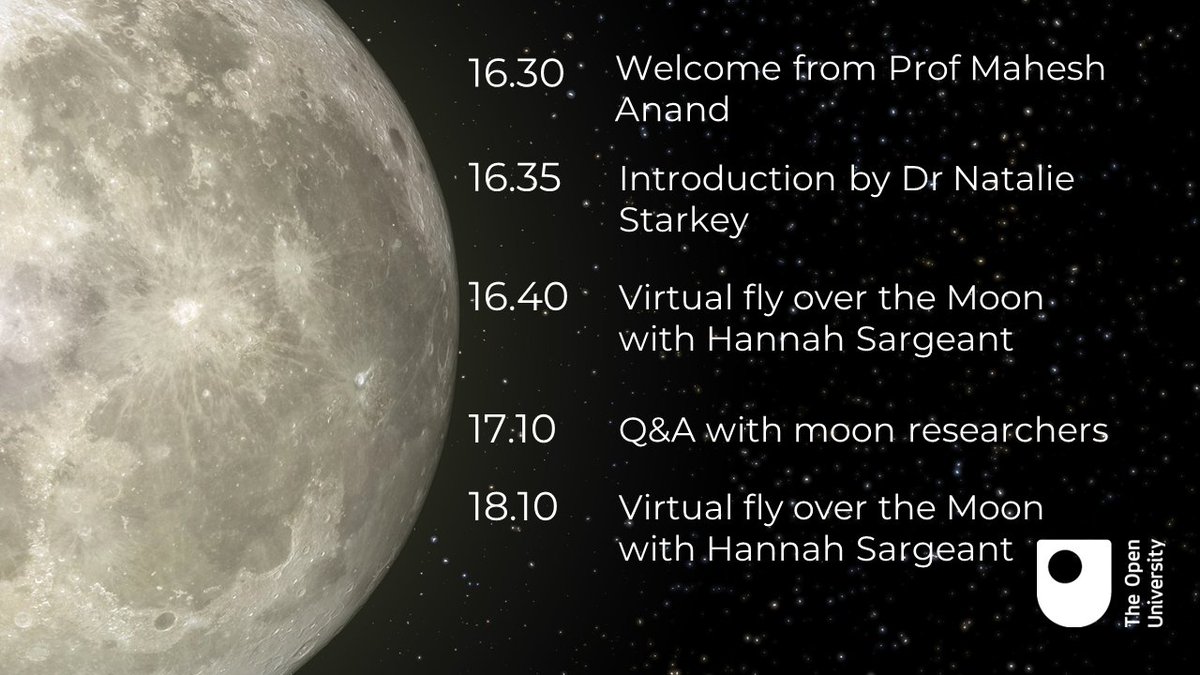rachel_james's tweet photo. Fancy a virtual tour of the Moon? Join @OU_STEM on Monday for Fly me to the #Moon. Register here https://t.co/A8rvqCwDVw https://t.co/qOxyfwPtF9