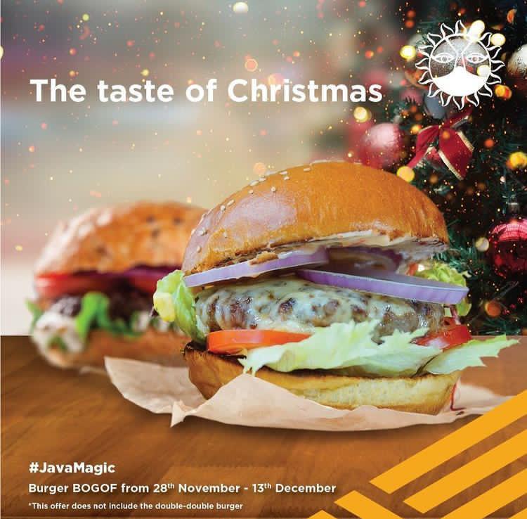 KigaliHeights's tweet image. Fry-day is the best day
How about making it even better with the #JavaBurgerMania offer from @javahouseafrica this festive season.
Buy one get one FREE on burgers
**Offer valid till 13th December**
#JavaLove #JavaMagic #RwOT #FridayFeeling