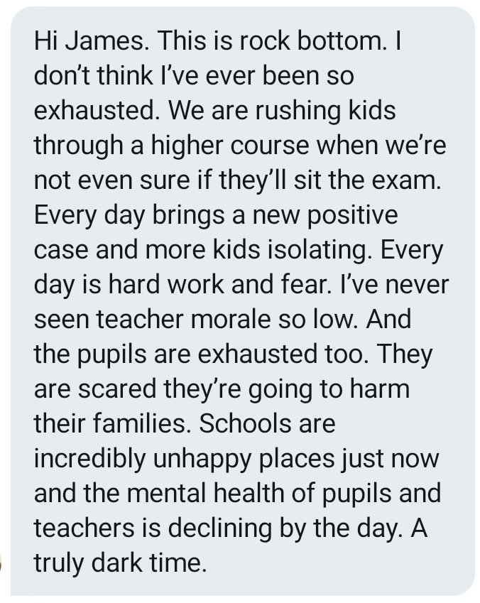 Yesterday I asked how teachers were feeling after John Swinney announced no changes to term dates over Christmas.This thread gives a very small selection of the overall responses.